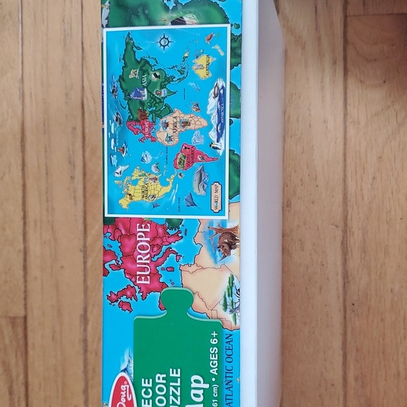 World map 33 piece floor puzzle - Picture 6 of 8